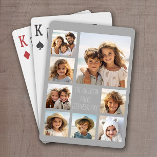 Baraja De Cartas Crear un Collage de fotos Personalizado con 8 foto