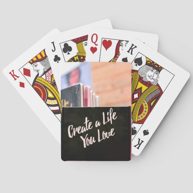 Baraja De Cartas Crear una vida que amas (Reverso)