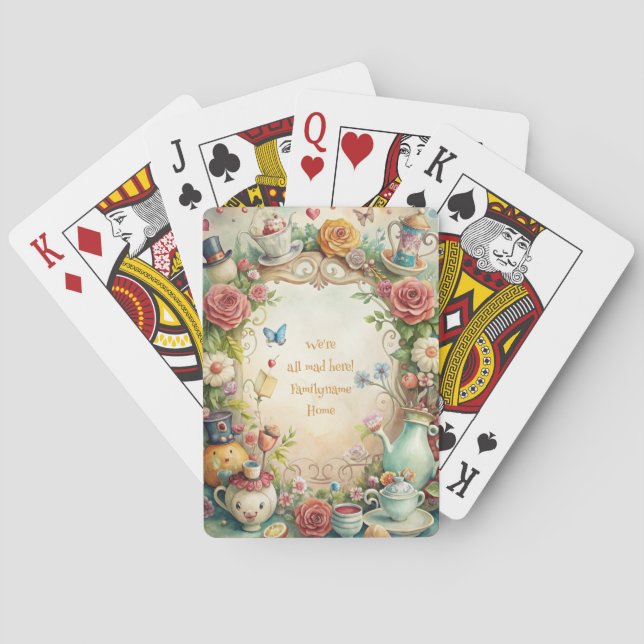 Baraja De Cartas Create Your Own Madly Whimsical Tea Party (Reverso)