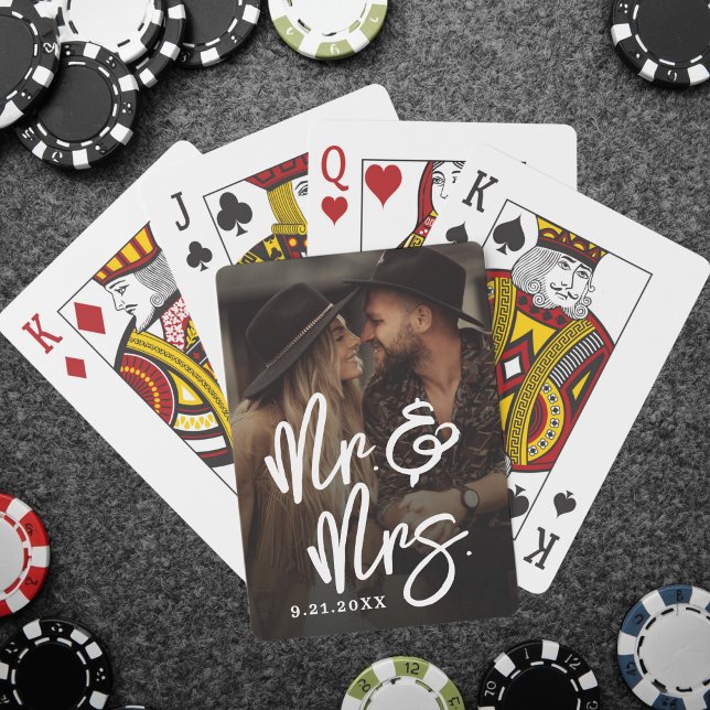 Baraja De Cartas Create Your Own Wedding Photo (Create Your Own Wedding Photo Poker Cards )