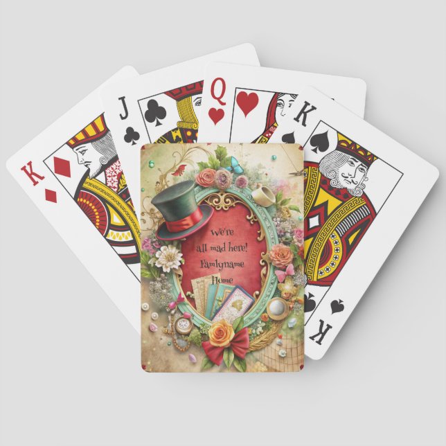 Baraja De Cartas Create Your Own Whimsical Magic Top Hat (Reverso)