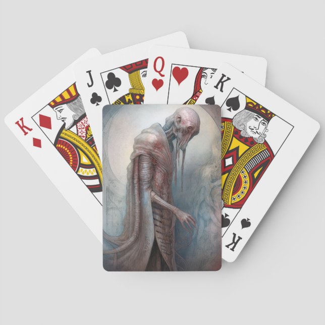 Baraja De Cartas Creatura alienígena Ciencia ficción (Reverso)