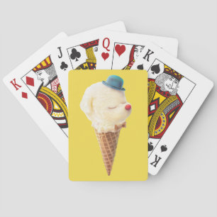 Baraja De Cartas Crema De Hielo De Cachorro