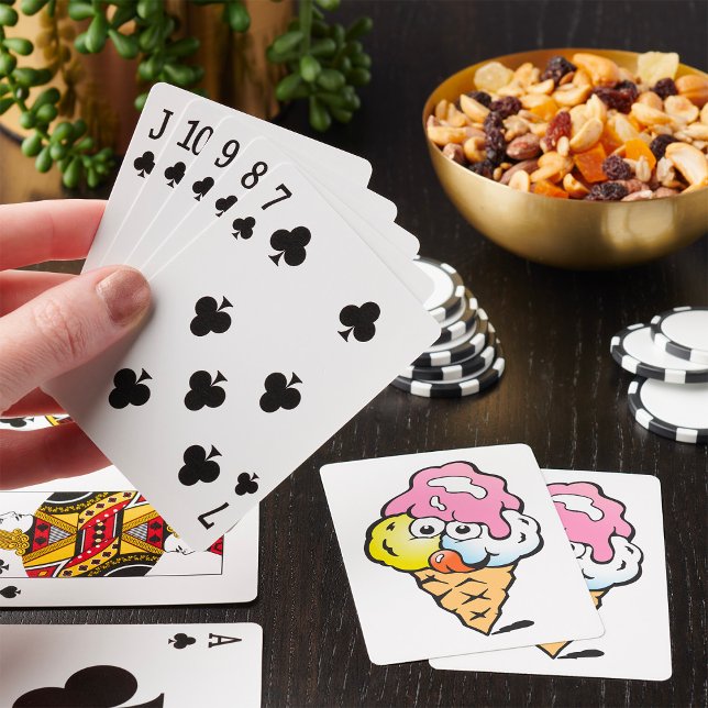 Baraja De Cartas Crema de hielo de cara feliz (Subido por el creador)