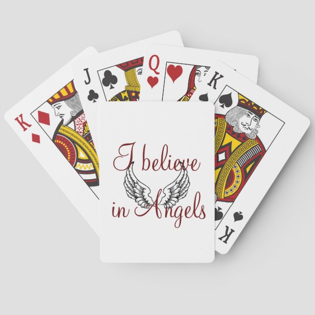 Baraja De Cartas Creo en los ángeles (Reverso)