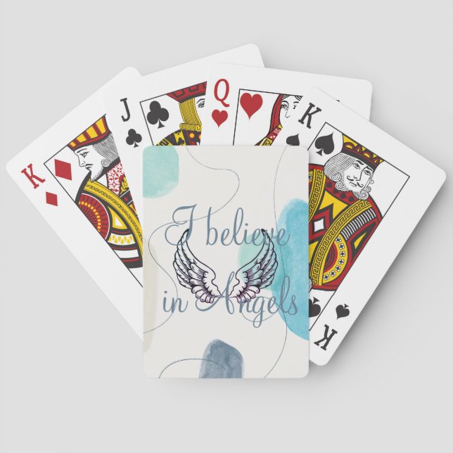 Baraja De Cartas Creo en los ángeles que resuenan (Reverso)