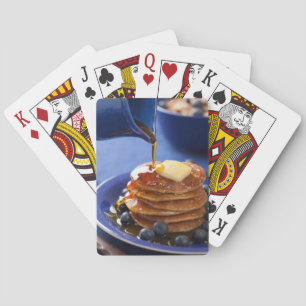 Baraja De Cartas Crepes con jarabe y arándano