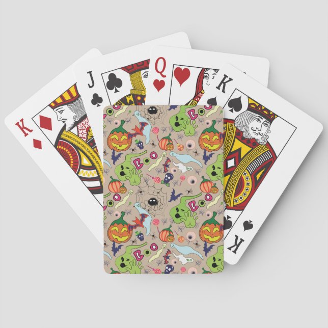 Baraja De Cartas Crepúsculo conjunto de gráficos de Halloween (Reverso)
