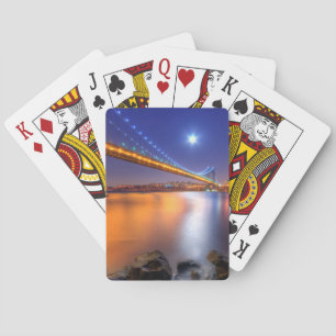 Baraja De Cartas Crepúsculo, George Washington BridgePalisades, NJ.