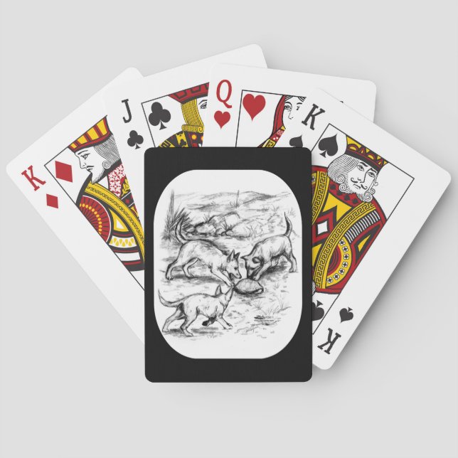 Baraja De Cartas Crías de Coyote (Reverso)