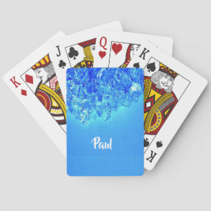 Baraja De Cartas Cristales azules