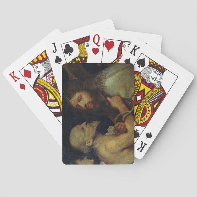 Baraja De Cartas Cristo cargando la cruz (Reverso)