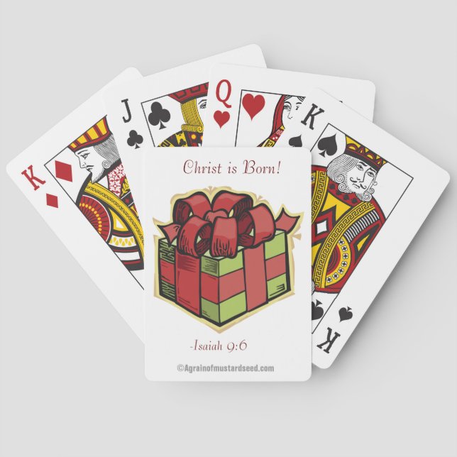 Baraja De Cartas Cristo ha nacido (Reverso)