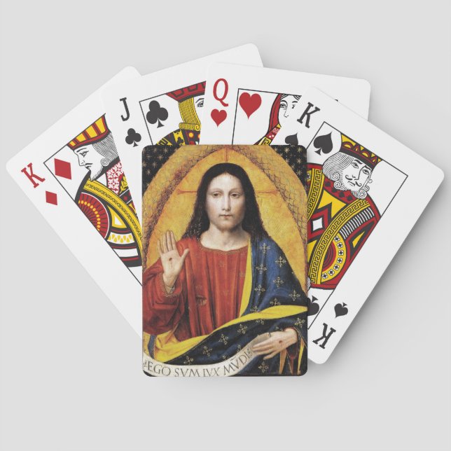 BARAJA DE CARTAS CRISTO REY (Reverso)