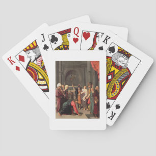 Baraja De Cartas Cristo y la mujer tomados en el adulterio