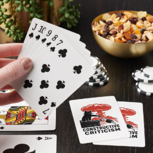 Baraja De Cartas Crítica Constructiva de Gato Divertido Meme de Lin