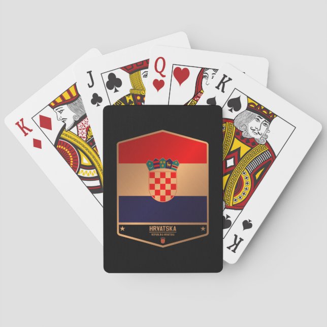 Baraja De Cartas Croacia (Reverso)