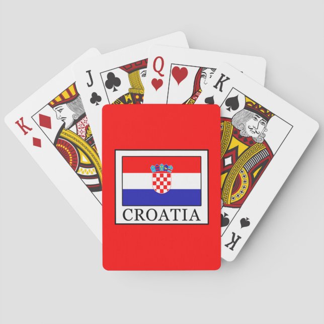 Baraja De Cartas Croacia (Reverso)