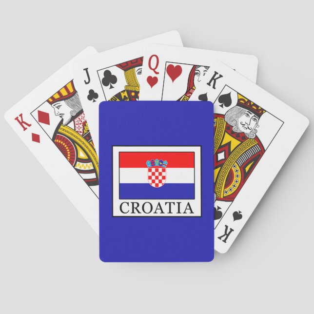 Baraja De Cartas Croacia (Reverso)