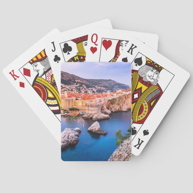 Baraja De Cartas Croacia Dubrovnik (Reverso)