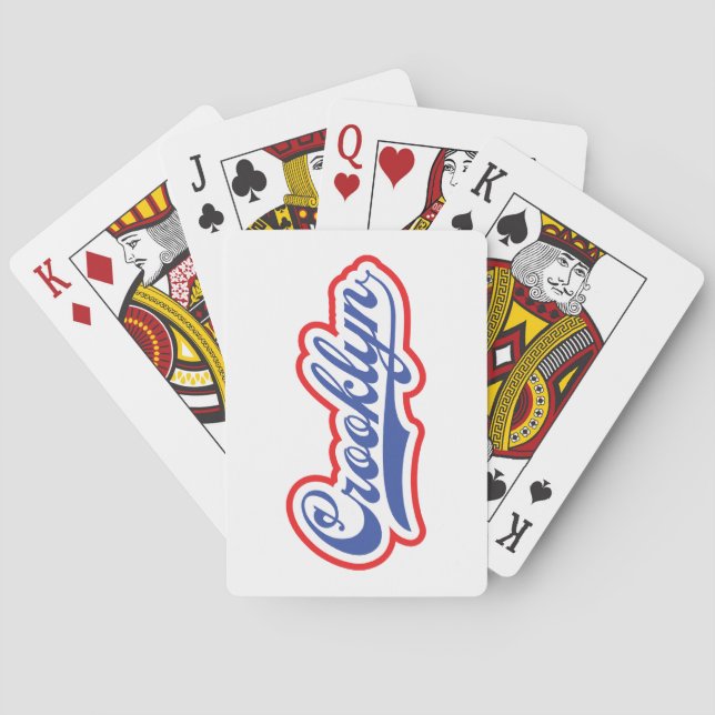 Baraja De Cartas Crooklyn, NYC (Reverso)