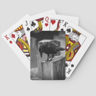Baraja De Cartas Crow en el cementerio caído