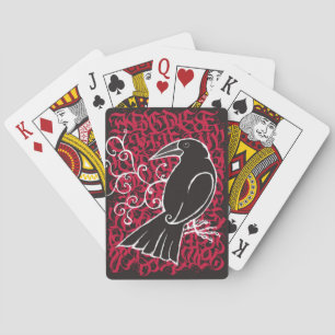 Baraja De Cartas Crow gótico
