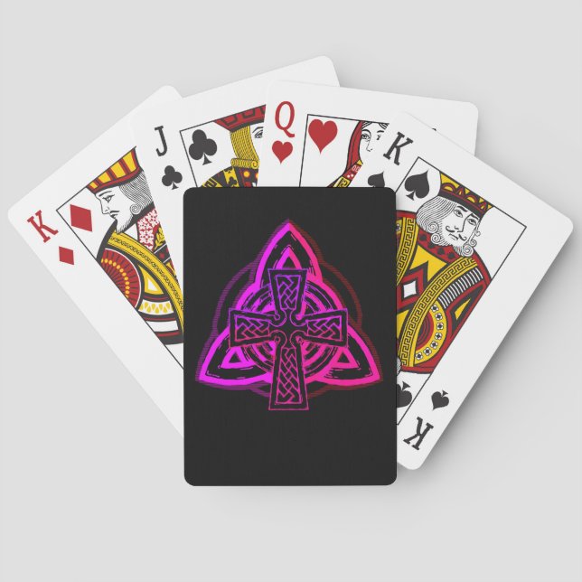 Baraja De Cartas Cruce de nudos celulares (Reverso)