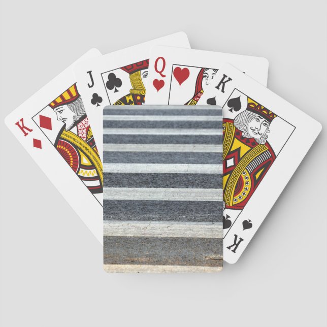 Baraja De Cartas Cruce de paso o cebra (Reverso)