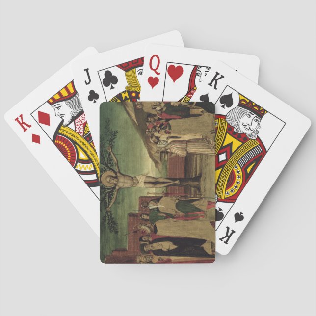 Baraja De Cartas Crucifixión de St Andrew (Reverso)