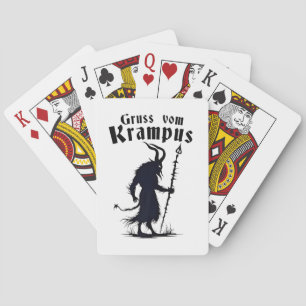 Baraja De Cartas Cruss Vom Krampus Navidades Xmas Devil Spooky