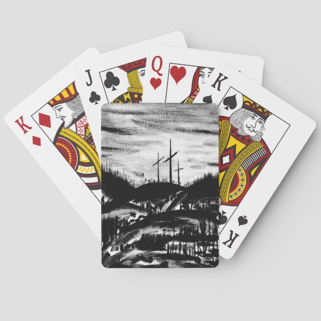 Baraja De Cartas Cruz de anidamiento (Reverso)