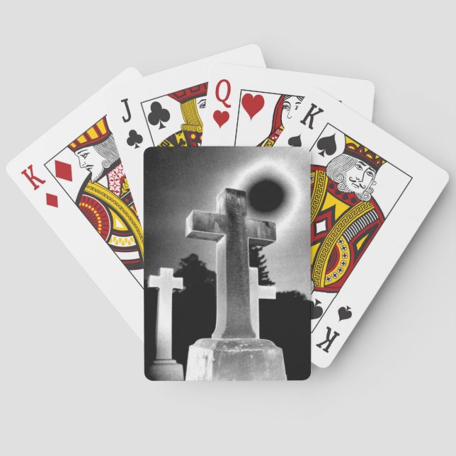 Baraja De Cartas Cruz de la luna (Reverso)