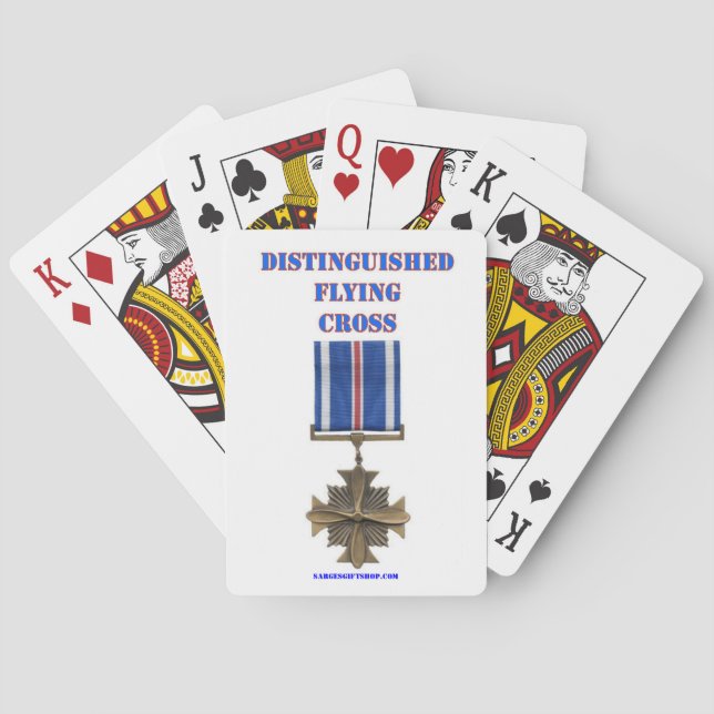 BARAJA DE CARTAS CRUZ DE VUELO DISTINGUIDA (Reverso)