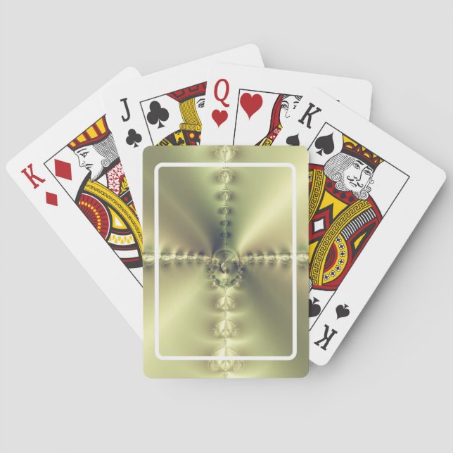 Baraja De Cartas Cruz Dorada (Reverso)