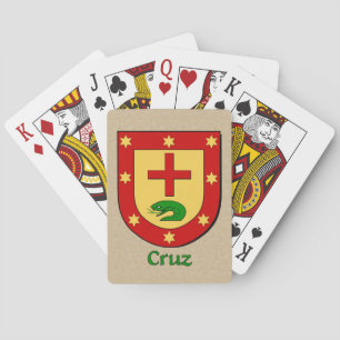 Baraja De Cartas Cruz Heraldic Shield