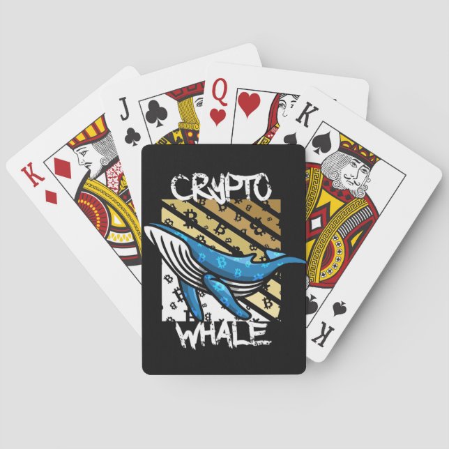 Baraja De Cartas Crypto Btc Whale - Moneda Cripta (Reverso)