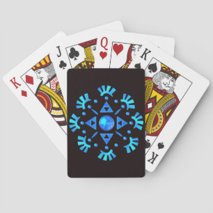Baraja De Cartas Crystal Snowflake