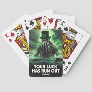 Baraja De Cartas Cthulhu Día de San Patricio Suerte Desaparecida