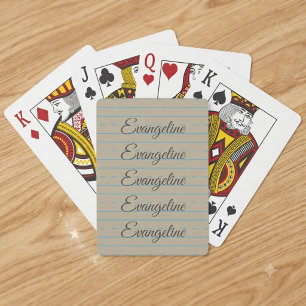 Baraja De Cartas Cuaderno de iniciación a la escritura a mano