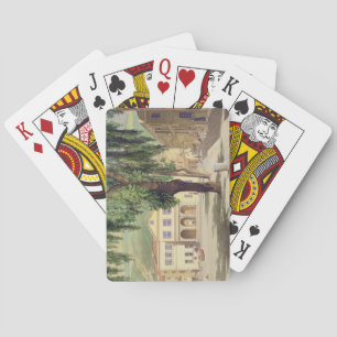 Baraja De Cartas Cuadrado comercial, la biblioteca comercial y