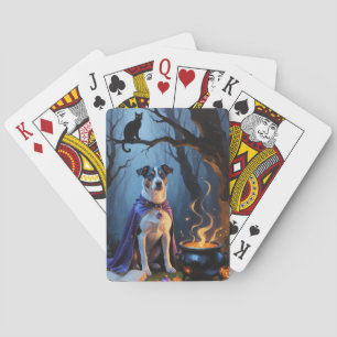 Baraja De Cartas Cuadros de Halloween de Halloween de Blue Heeler D
