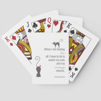 Baraja De Cartas Cuando Me Siento Baja - Bukowski - inspirador