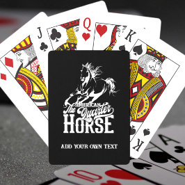 Baraja De Cartas Cuartel americano Cowboy silvestre oeste