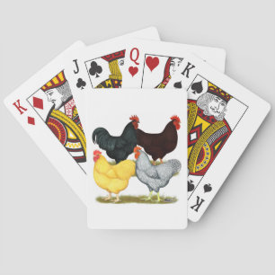 Baraja De Cartas Cuarteto de pollo de gallo pesado