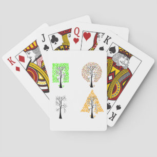 Baraja De Cartas Cuatro árboles