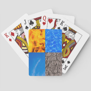 Baraja De Cartas Cuatro elementos