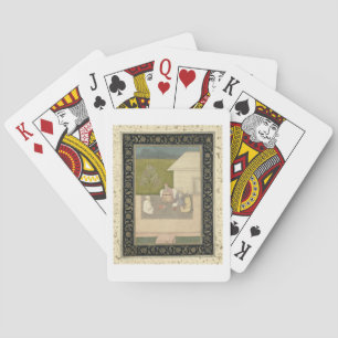 Baraja De Cartas Cuatro hombres santos musulmanes asentados en la