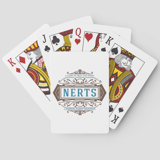 Baraja De Cartas Cubierta 2 de Nerts (Reverso)