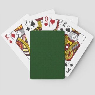 Baraja De Cartas Cubierta clásica verde oscuro para tarjetas